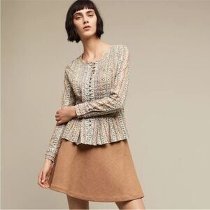 Anthropologie x Maeve | Gelise Pintuck Button Down | in Floral | Women’s X Small